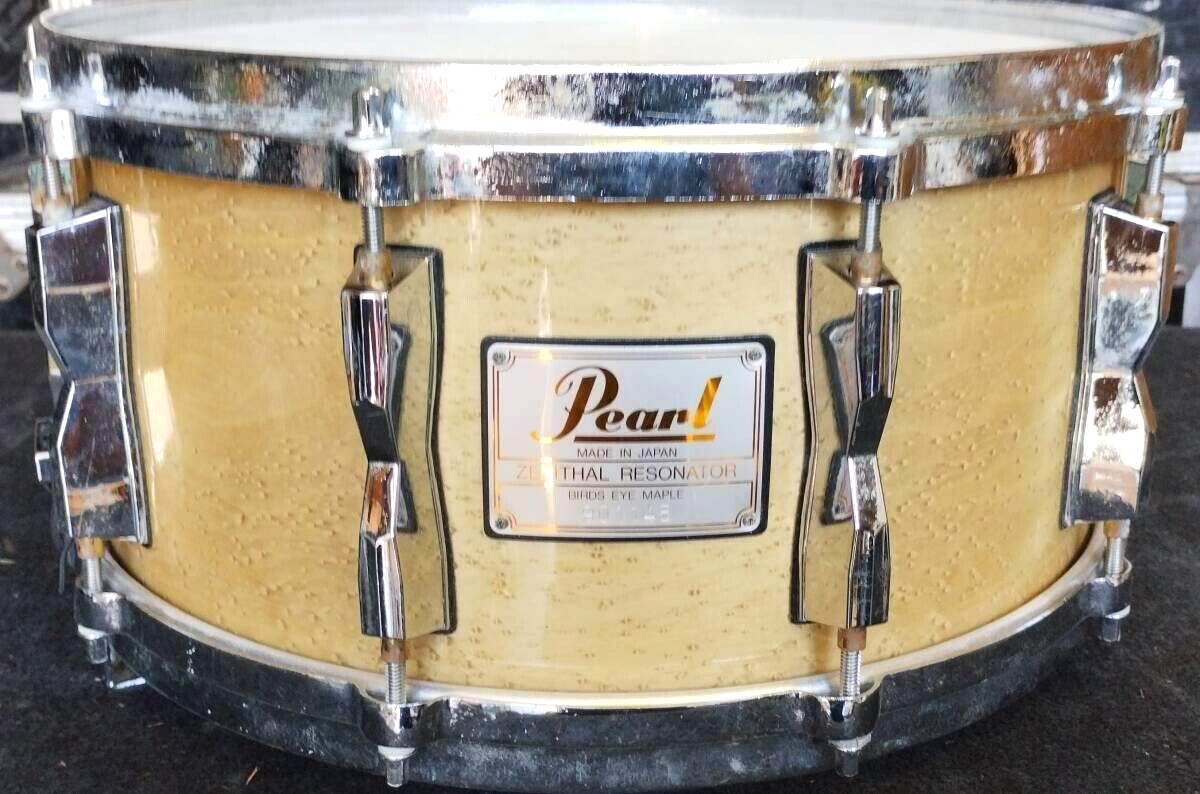 Pearl Zenithal Resonator Birds Eye Maple Snare Drum 14