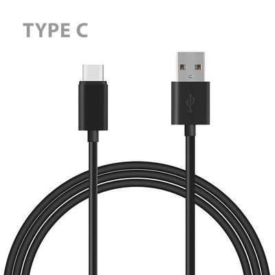 2.4A Fast USB Type-C Data Sync Charging 6 ft Round Cable Cord for Mobile Phones
