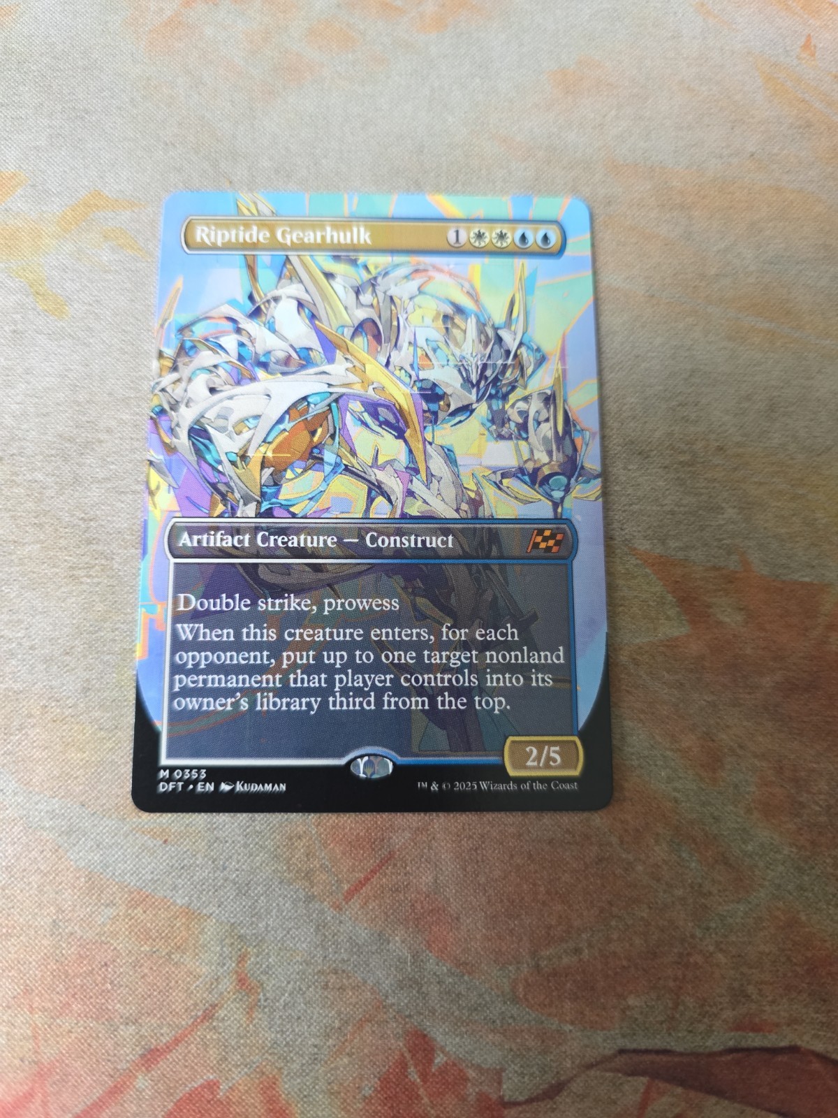 Riptide Gearhulk Borderless Aetherdrift MTG NM