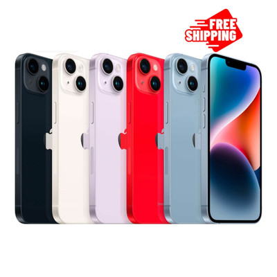 Apple iPhone 14 128GB Fully Unlocked Straight Talk T-Mobile Cricket 5G 