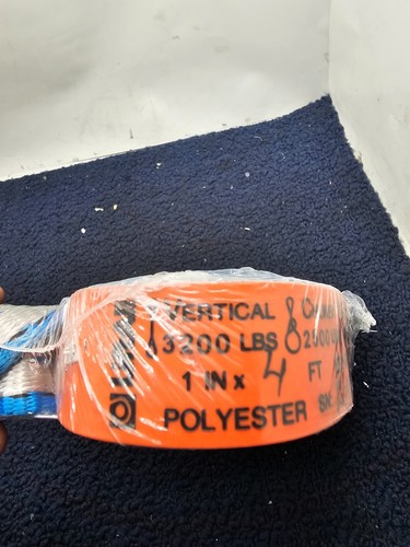 Bollettino di sicurezza Tuff-Edge III Web Sling blu - Foto 4 di 10