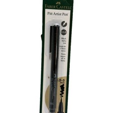 Faber-Castell Pitt Artist Pen Black India Ink Soft Brush Nib Artist Pens