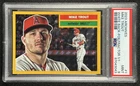 1/1 MIKE TROUT PSA 9 2023 TOPPS ARCHIVES #1 1956 WHITE BACK VAR FOILFRACTOR 1/1