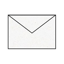 Briefumschlaege Paperado marb. white Ft.B6 mit Seidenfutter 5er