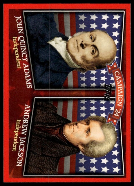 John Quincy Adams / Andrew Jackson 2008 Topps #HCM-1824 Historical Campaign