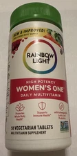 RAINBOW LIGHT-HIGH POTENCY.  WOMEN,S ONE DAILY  MULTIVITAMIN 50-Tables Exp-12/25