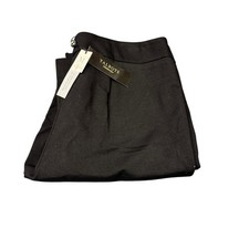 Talbots Pants Womens 8 Black Modern Career Classic Slim Straight Slacks NEW