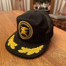Men's Vintage National Rifle Association Black Snapback Trucker Hat Cap