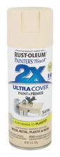 Rust-Oleum Painter's Touch Ultra Cover Satin Ivory Silk Spray Paint 12oz.6pk