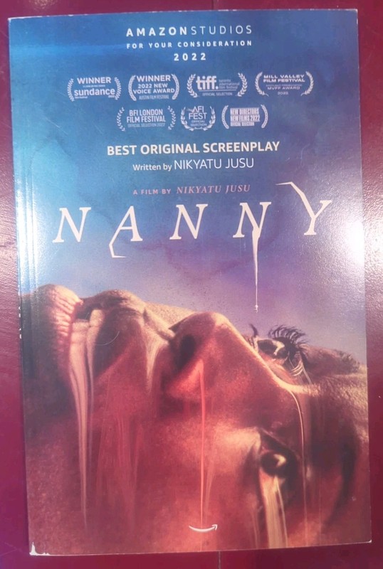 Nanny Screenplay Nikyatu Jusu Anna Diop RARE PROMO Amazon Studios FYC