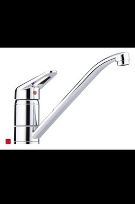 Franke Novara-Plus Chrom Spültisch-Armatur Mischbatterie Festauslauf Wasserhahn