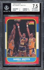Darrell Griffith Card 1986-87 Fleer #42 BGS 7.5