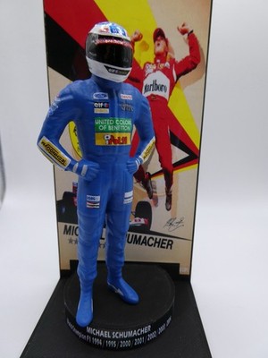 Michael Schumacher Benetton Tribute Figure Scale 1/18 + Podium MCL