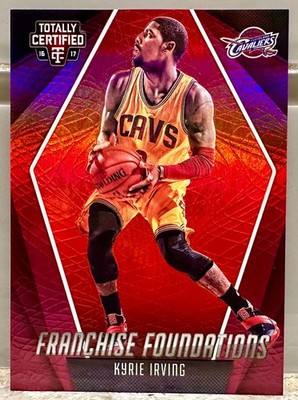 JERSEY # MATCH! 2016-17 Panini Totally Certified Kyrie Irving Red 2/199! CAVS!