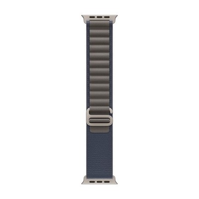 Blue Alpine Loop for Apple Watch Ultra (Natural Titanium, 49mm M, 2023) MT5L3