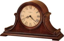Howard Miller Hampton Mantel Clock - Wooden Tabletop Analog Clock with Quartz Du