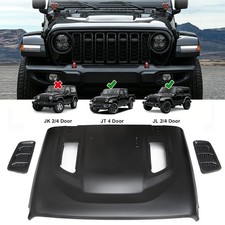 Hood Front Panel Steel For Jeep Wrangler Jl Gladiator Jt 2018-2025 Engine Hood