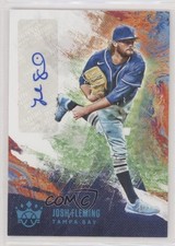 2021 Diamond Kings DK Signatures Holo Platinum Blue /25 Josh Fleming Auto 08jk
