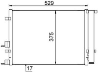 Kondensator, Klimaanlage FÜR Hyundai I20 I (Pb, Pbt) - Mahle AC 706 000S