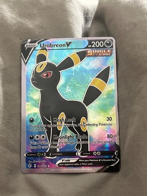 Umbreon V (Full Art) 188/203 SWSH07: Evolving Skies Holo