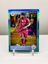 Jérémy Doku /75 2024-25 Topps Merlin Uefa Club Competitions - Aqua Refractor