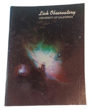 Vtg 1970s Lick Observatory University Of California Guide Booklet Astronomy