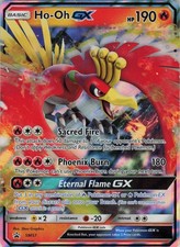 Ho-Oh GX - SM57 Holo Promo Sole e Luna Promo Pokemon leggermente giocato