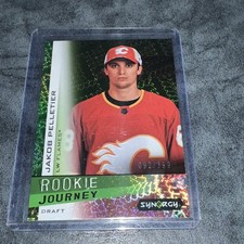 2023-24 Upper Deck Synergy - Rookie Journey Jakob Pelletier #RJ-9 Draft Green...