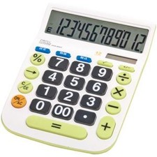 Nakabayashi Desktop Calculator Large Keys L 12-Digit ECD-8503G (5)