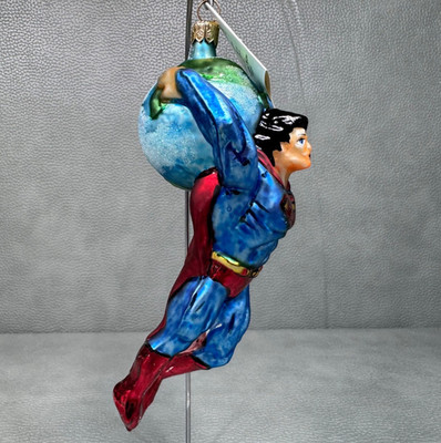 Christopher Radko DC Comics Superman Christmas Ornament