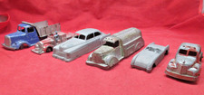 Vintage 30's-70's Lot Of 6 Tootsie Toy's Diecast Cars/Trucks For Parts Or Repair