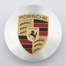 1x original Porsche Nabendeckel Rotations-Schliff 76mm 9Y0601149G