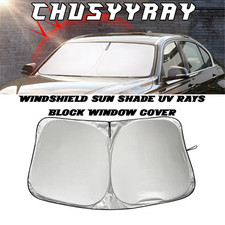 Windshield Sun Shade - Car Sun Shade With Storage Pouch Foldable Sun Shade