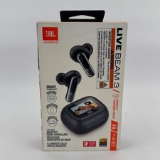 New JBL Live Beam 3 True Wireless Headphones JBLLIVEBEAM3BLKAM