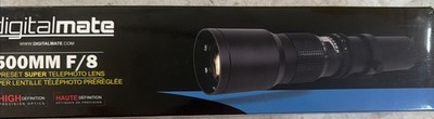 DigitalMate 500mm F/8 Preset Super Telephoto Lens for Canon,Nikon,Olympus 681171