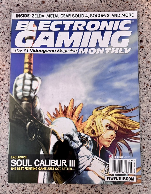 Electronic Gaming Monthly EGM Sept 2005 #195 (Soul Calibur III Cover)