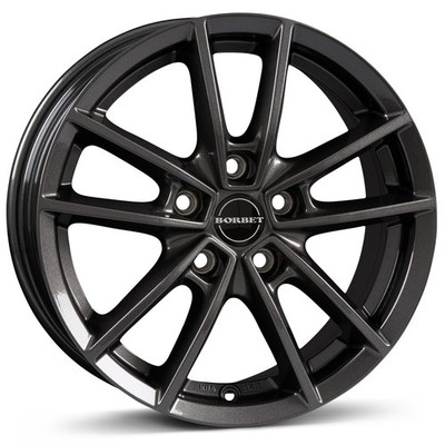 Borbet Wheels Rims W 7.0x17 ET44 5x112 ANT For Mercedes A B C CLA E GLA GLB