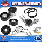 Engine Water Pump Tensioner Belt Kit For Chrysler Jeep Dodge Ram 1500 VW 3.6L V6