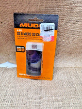 Muddy 4-In-1 SD  Micro SD Card Reader Supports up to 256 GB New