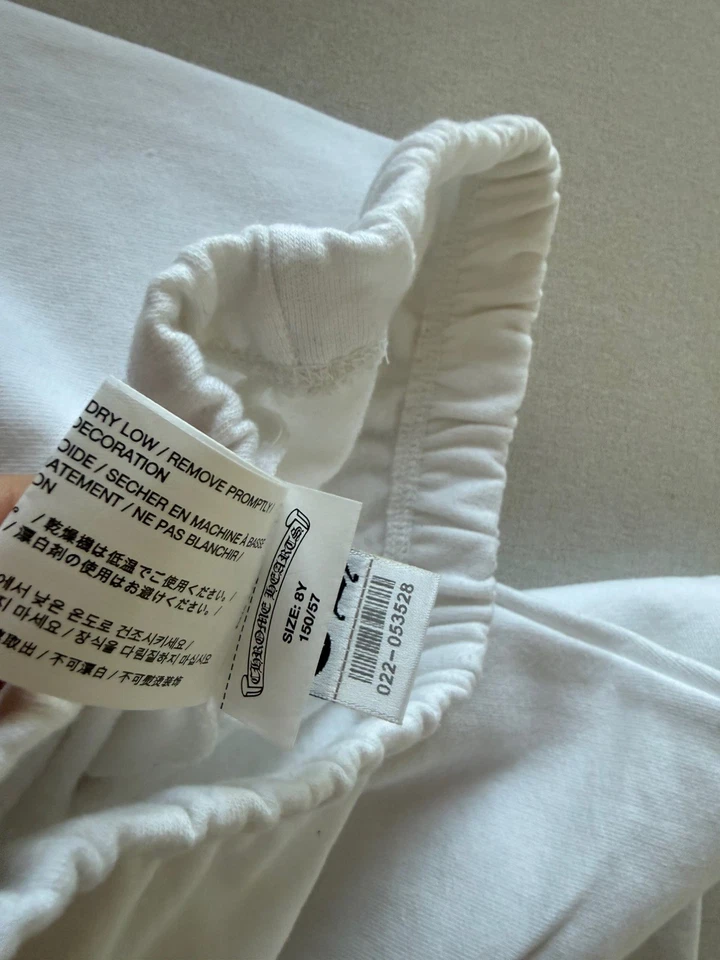 Pantalones deportivos Chrome Hearts con logotipo de herradura blancos NUEVO auténticos 100 % auténticos Foto 4 de 4