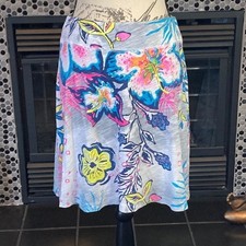 Fresh Produce flowered skirt, size small