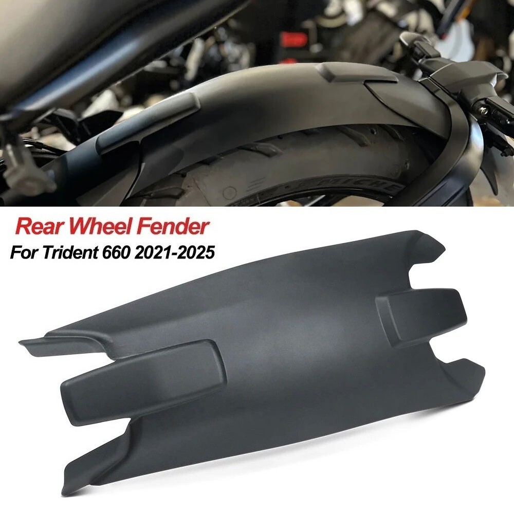For Trident 660 2021-2025 Rear Wheel Fender Splash Guard Extended