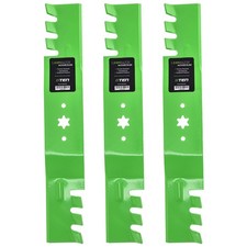 Lawnrazor Toothed Blade For Troy-bilt Red Xp Big 54 Mustang Gt2554 3-pack