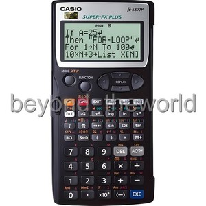 [Casio] FX-5800P Calculatrice de programme scientifique