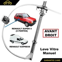 Fensterheber Vorne Rechts FüR Renault Super 5 Mit 5 TüRen 7700762672 7700774974