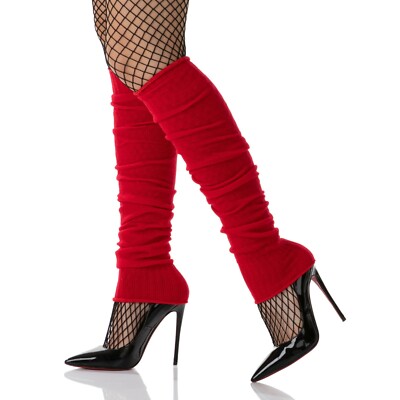 Womens Red Neon Leg Warmers Winter Fancy Dress 80s Tutu Dance Footless Socks | eBay Womens Red Neon Leg Warmers Winter Fancy Dress 80s Tutu Dance Footless Socks | eBay