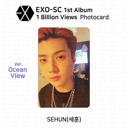 EXO SC SEHUN CHANYEOL 1st Album 1 Billion Views Official Photocard KPOP K-POP - Picture 19 of 30