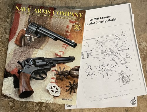 Vintage 2000 Navy Arms Catalog And Lemat Cavalry Manual - Picture 2 of 2