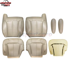 For 1999-2002 Sierra Silverado Front Seat Cover & Armrest Cover & Foam Cushion