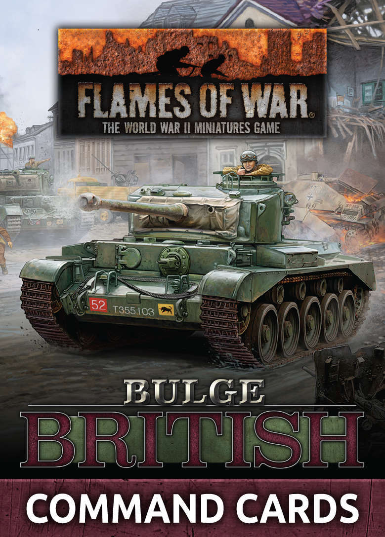 Flames of War: Late War: Bulge British Command Cards (FW272C)